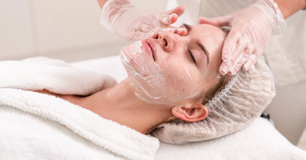 Woman Receiving Acne Bootcamp Facial in Gig Harbor, WA