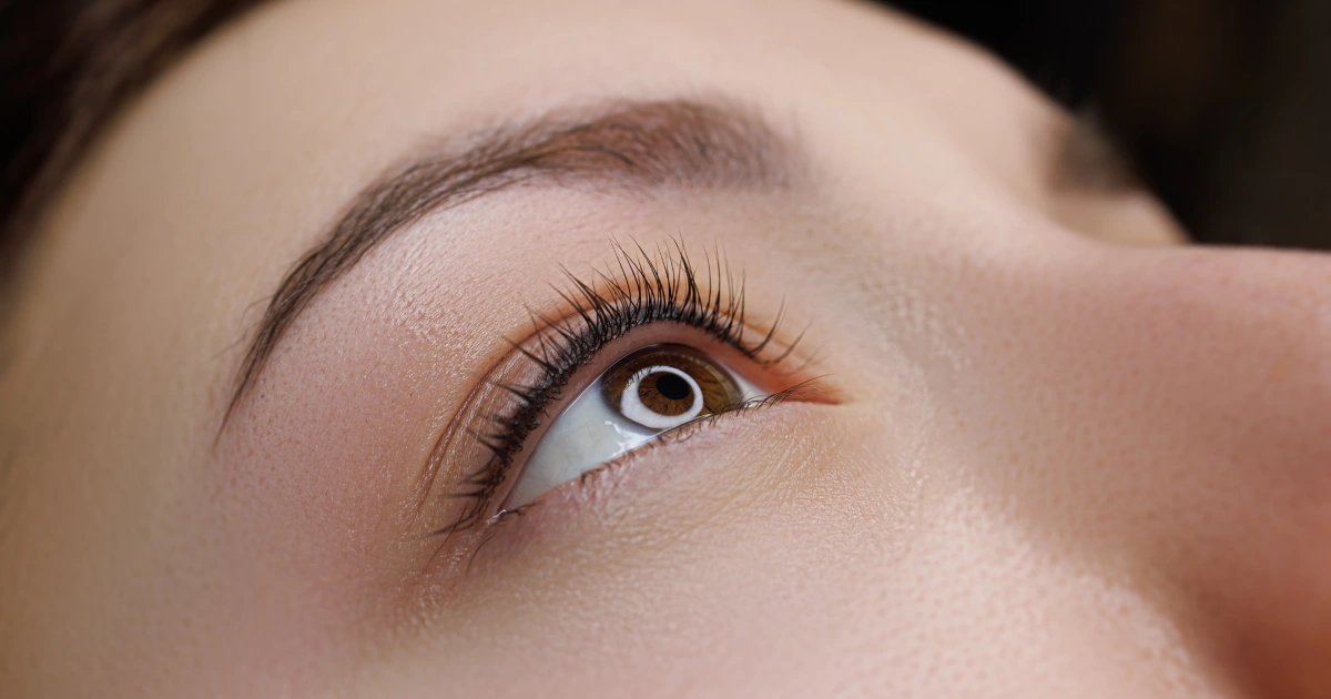 Permanent eyeliner enhancing natural lash line definition at Haven Permanent Cosmetics and Aesthetics in Gig Harbor, WA