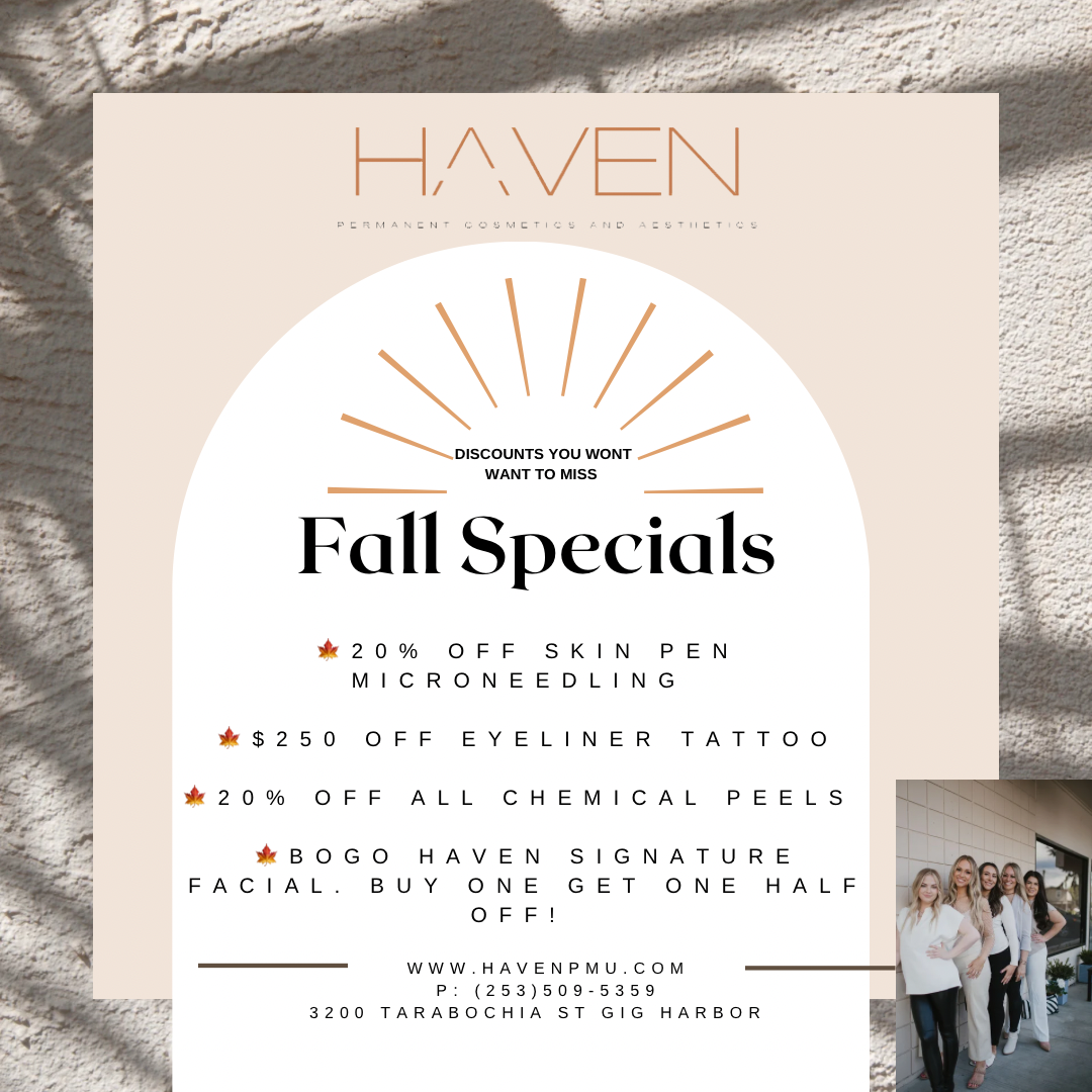 FALL SPECIALS AT HAVEN