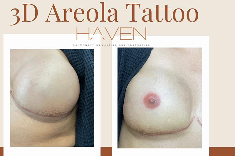 Areola Tattoo Restoration - Haven Permanent Cosmetics & Aesthetics, Gig Harbor, WA